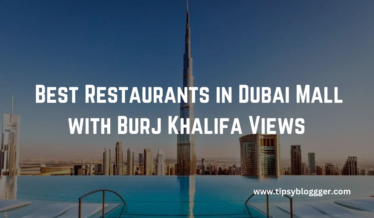 Best Restaurants in Dubai Mall with Burj Khalifa Views